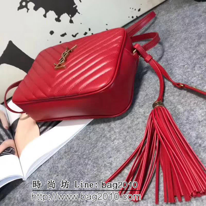 YSL聖羅蘭 冠軍產品 最新v格南非原版皮 鏈條斜挎包 57700-1  YAS1097